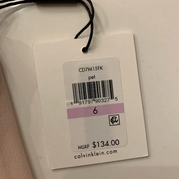 Calvin Klein Chiffon Popover Midi Dress Pale Pink Women’s Size 6 NEW - Picture 8 of 11